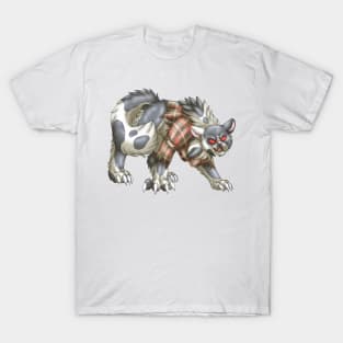 WereCat: Grey Bicolor T-Shirt